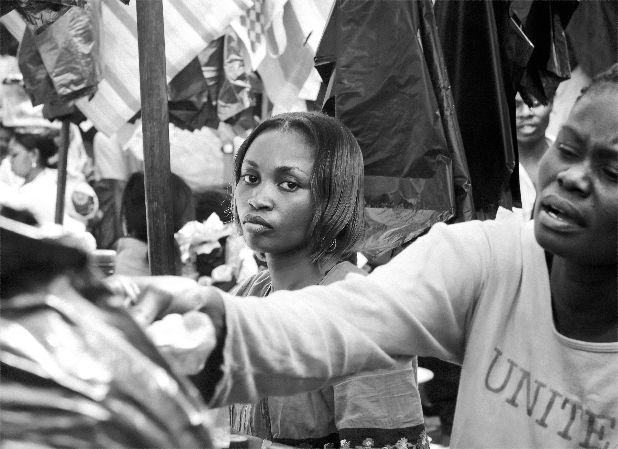 Woman in Market in Africa